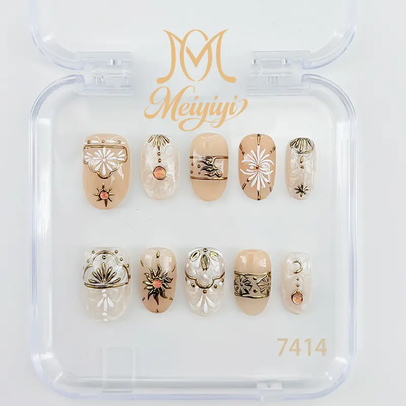 .DP.7414.Sweet and cool style wearable nails