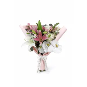 Thinking of you Orchid & Lily Bouquet