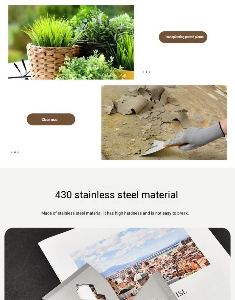 SORABOL Multi Function Stainless Steel Putty Scraper Heavy Duty Oil for Home Improvement Cleaning Painting Remodeling Tools