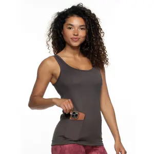 Athletic Tank Top with Pockets