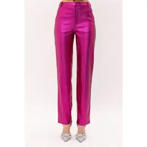 Kiki Fuchsia Straight Leg Pant