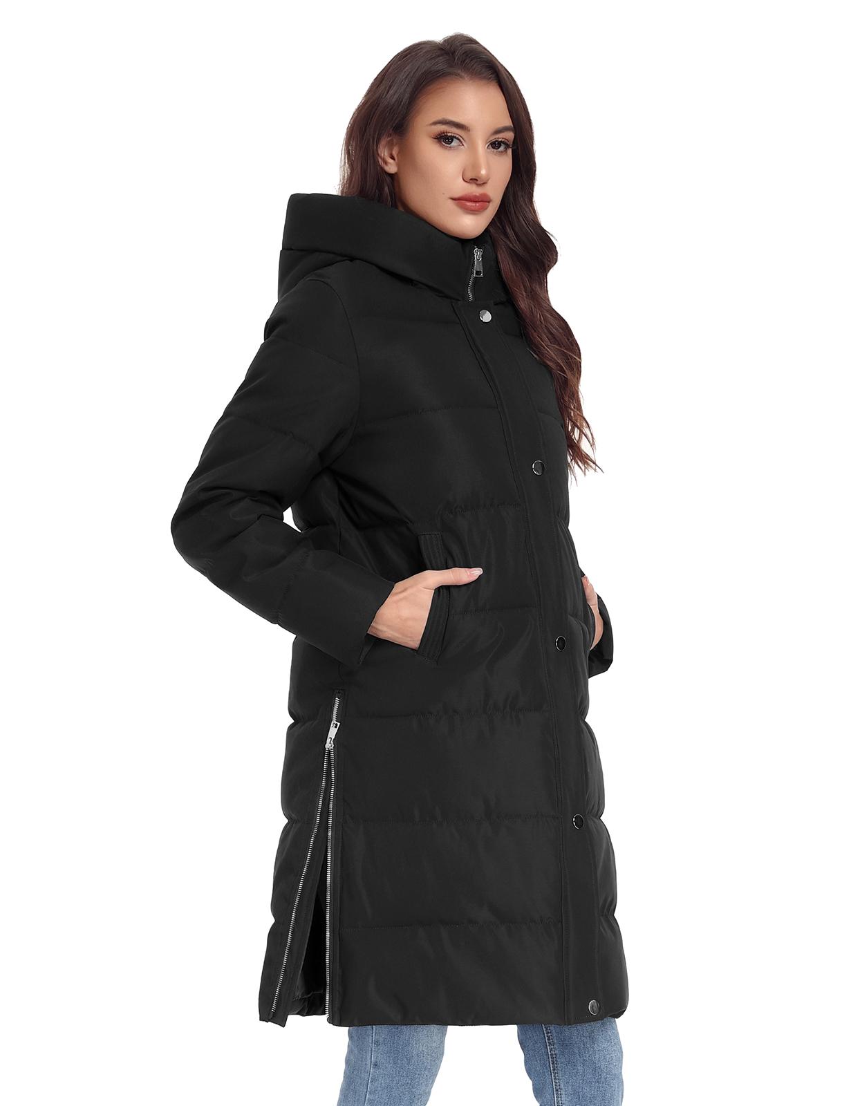HEEKPEK Women’s Heated Long Down Jacket with Hood, 8 Heating Zones Water-Repellent winter inter Heated Outerwear Coat coat for Women HEEKPEK Women’s Heated Long Down Jacket with Hood, 8 Heating Zones Water-Repellent winter inter Heated Outerwear Coat coat for Women