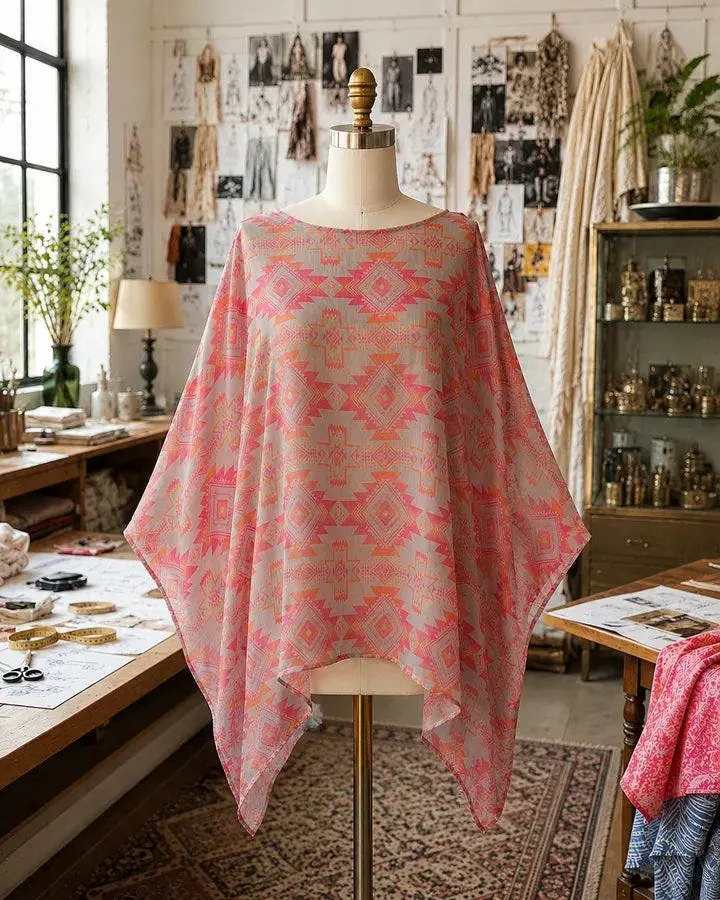 KG Studio Prism Mesa Scarf Top