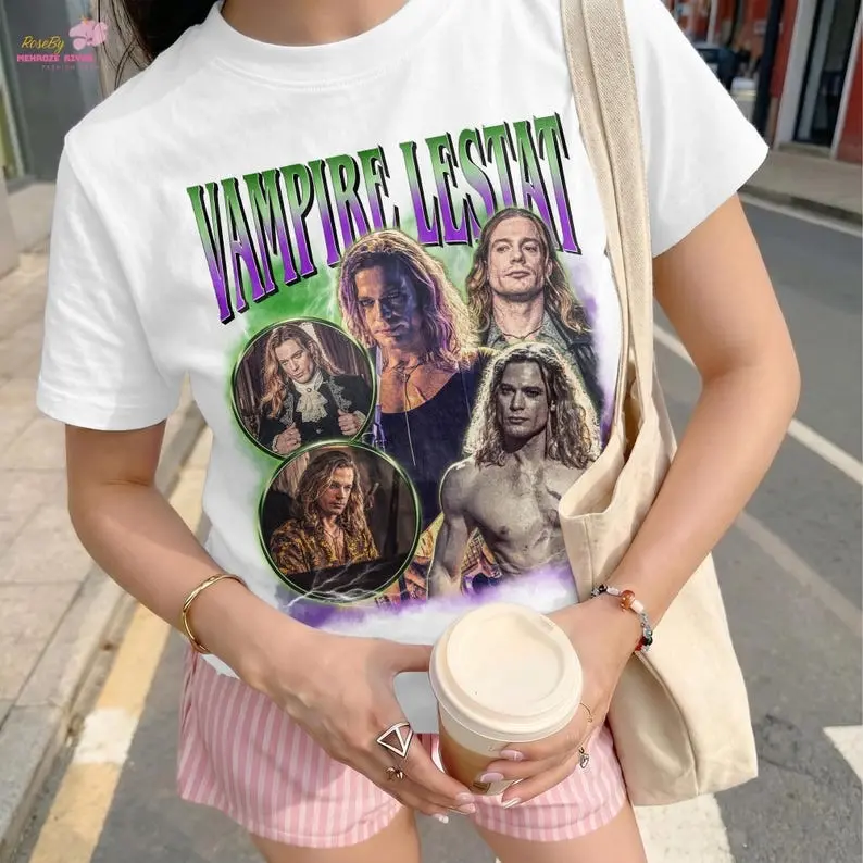 The Vampire Lestat Shirt, Interview With The Vampire Tee, Lestat de Lioncourt Shirt, Gothic Vampire Graphic Tee, TV Series Fan Gift