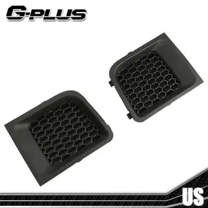 Fit For 15-17 Jeep Renegade Front Bumper Cover Grille Left & Right Black 1Pair