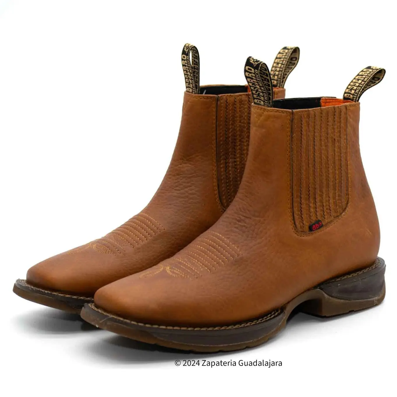 Daydo Rhino Honey Square toe rubber sole leather boot Daydo Rhino Honey Square toe rubber sole leather boot