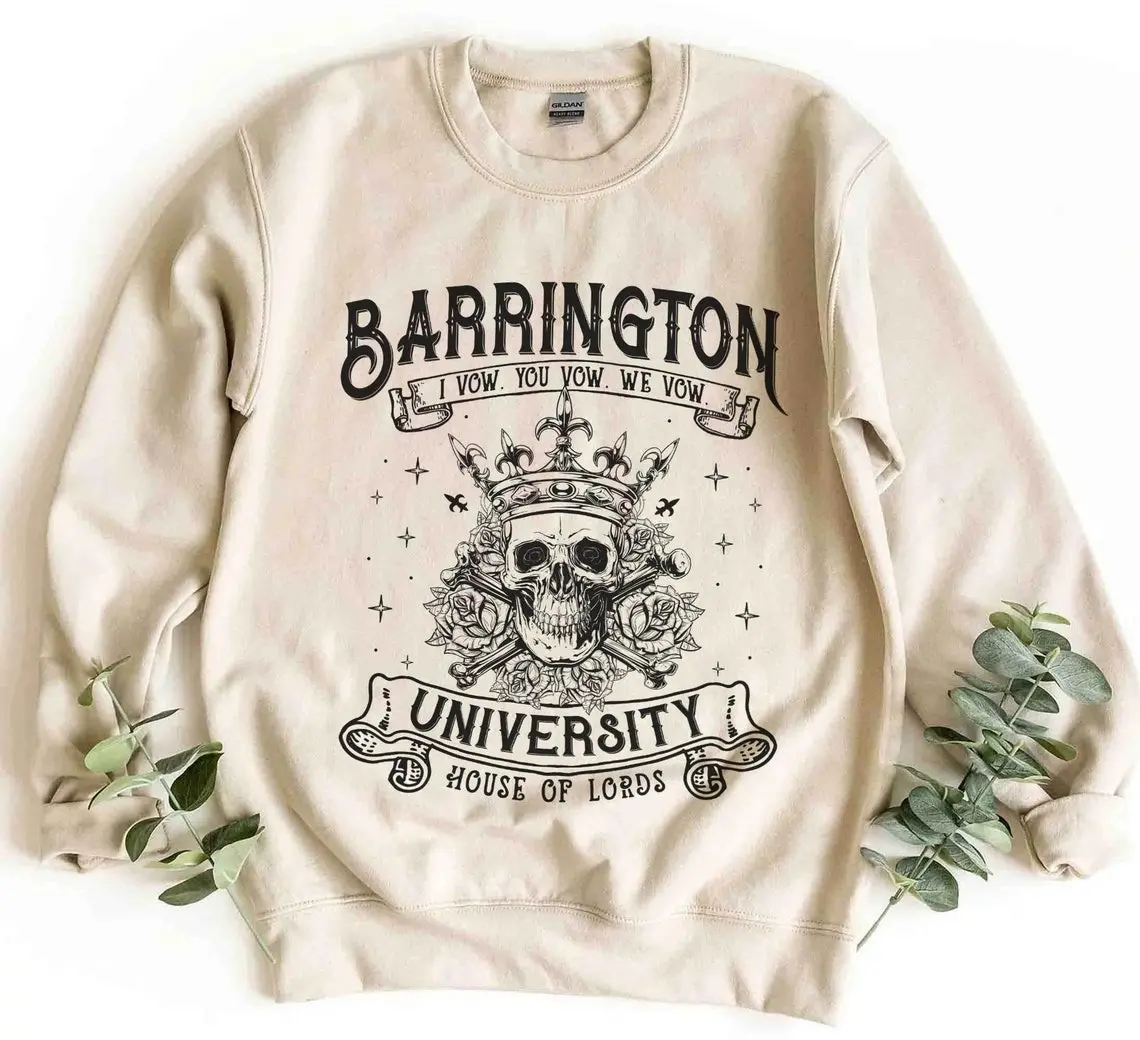 Barrington University Sweatshirt, The Ritual Book Sweater, Dark Romance Pullover, Book Lover Shirt Unisex