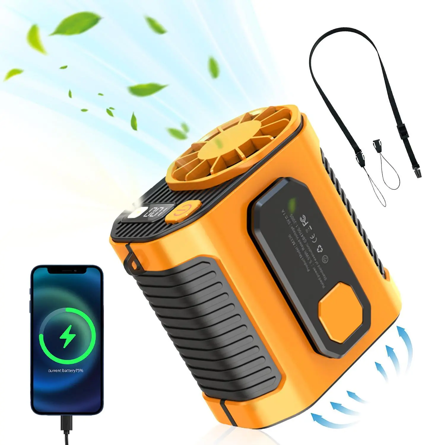 PADOX 2026 Outdoor Cool Clip Fan UnderShirt, Cool Clip Waist Fan,Shirt Fan Clip Outdoor, Powerful Undershirt Fan 5000mAh Edurance Outdoor Cooling Fan for Running/Hiking/Climing/Camping #SummerWins #DealsForYouDays