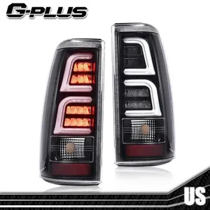 LED Tube Tail Lights Brake Lamps Fit For 1999-2002 GMC Sierra 1500 2500 3500