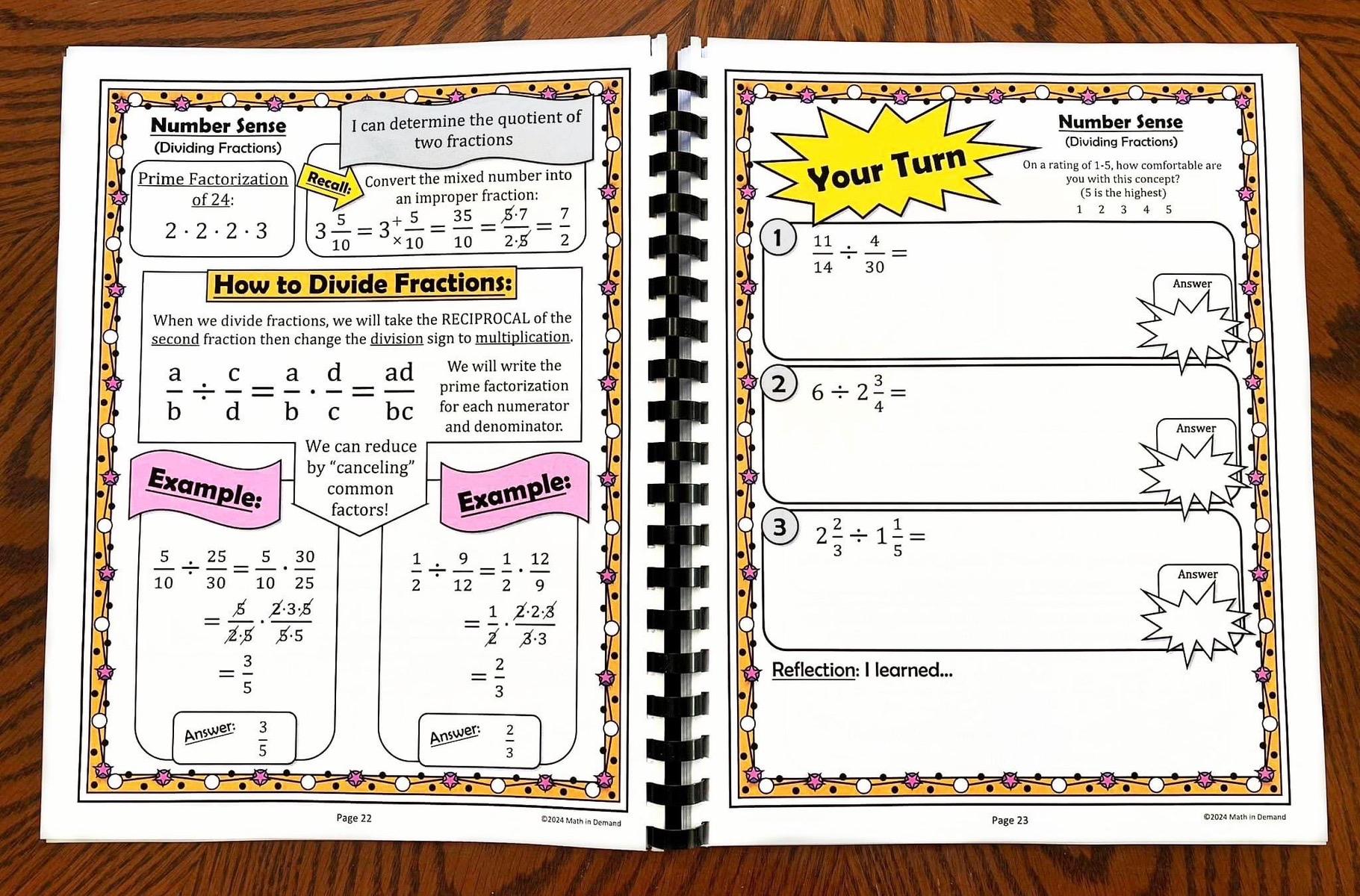 6th Grade Math Workbook