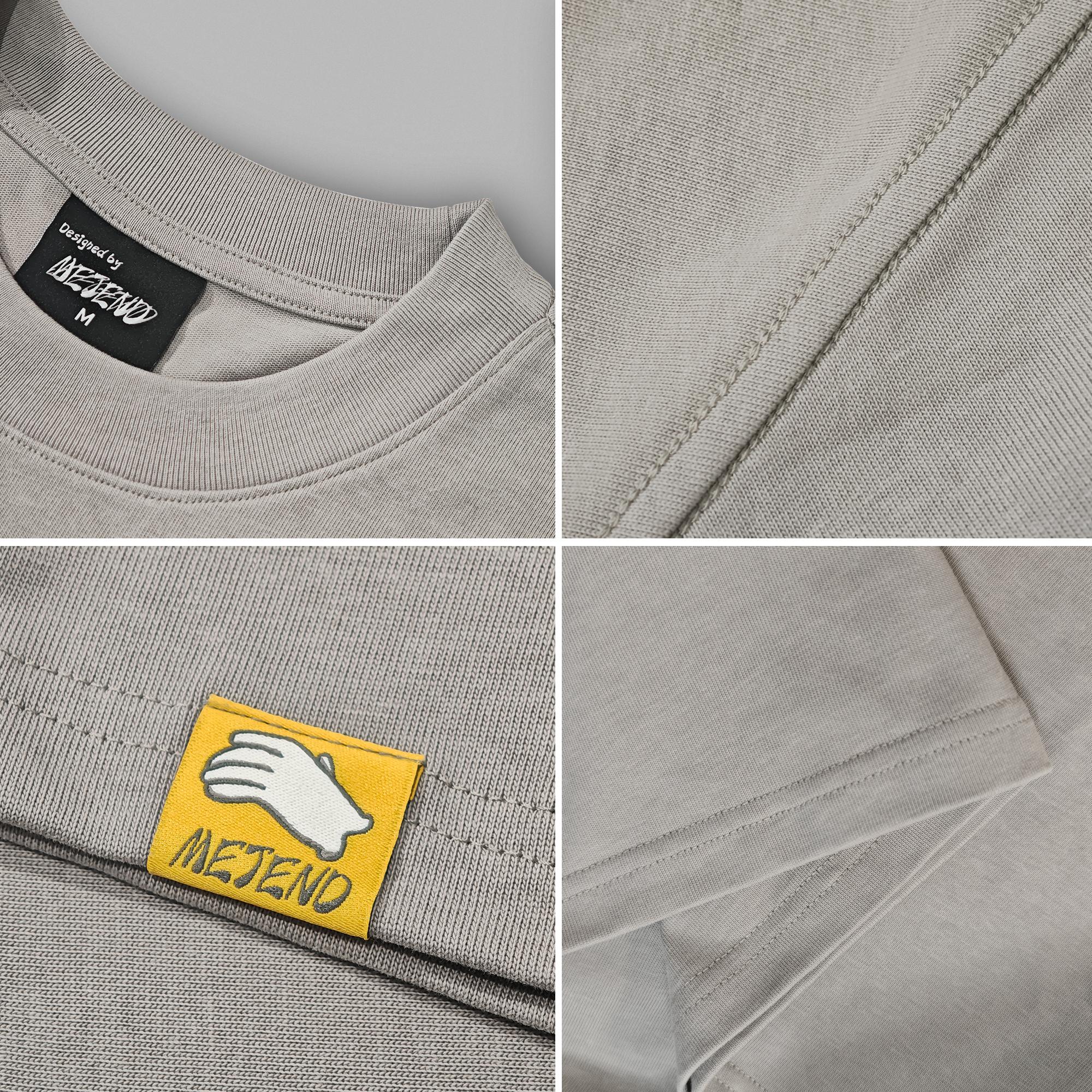 12oz Max Heavyweight Oversized Short Sleeve, 100% Cotton Cropped Tee, Casual Crewneck Tshirt, Mens Graphic Tees, MeJend Boxy tee