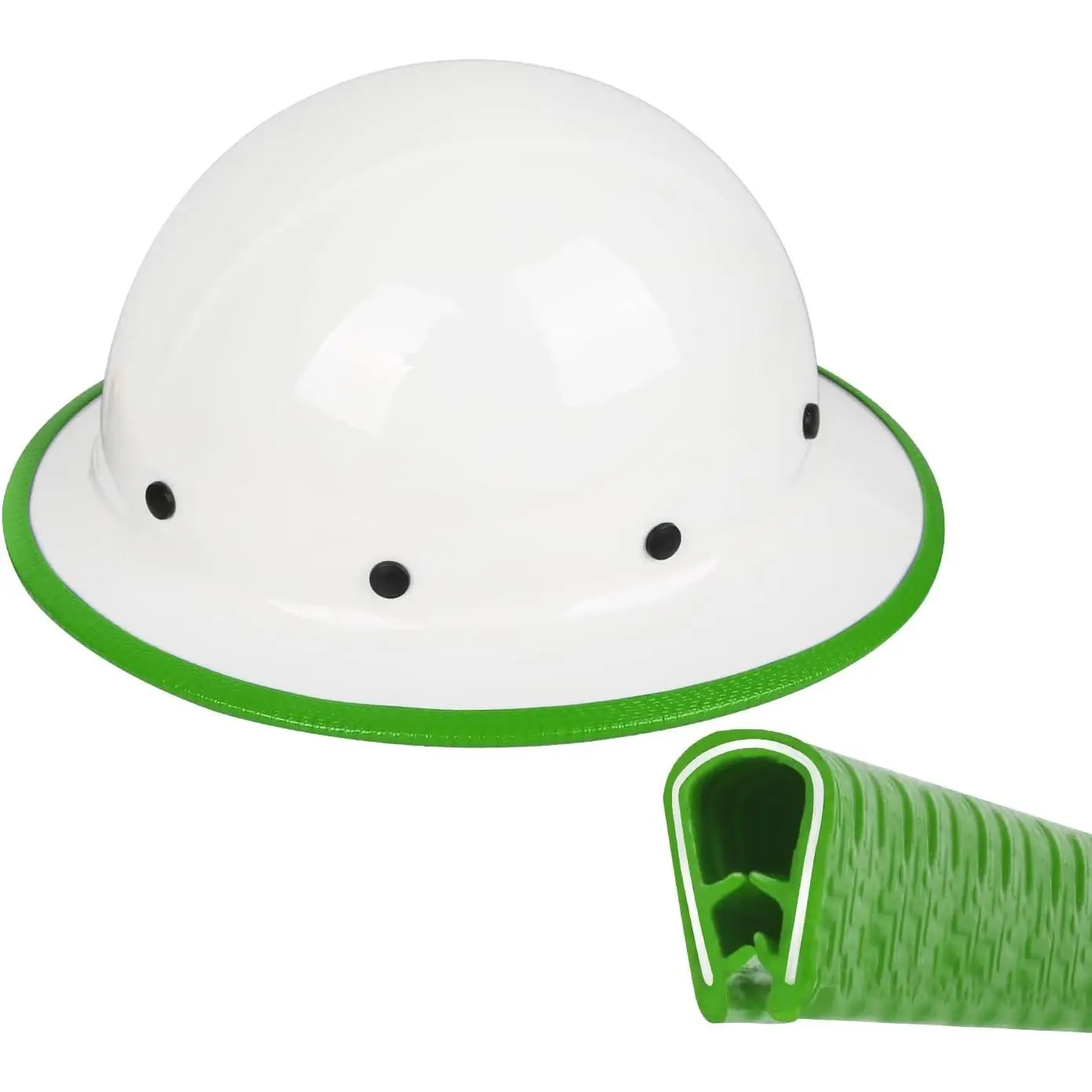 Full Brim Hard Hat Guard Strip with Ratchet Closure, Work Accessories for Helmet Protection, 1PC 36.6in Length (Hardhat Not Included)