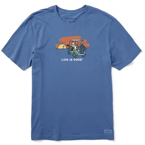 Men's Golf Cart Sunset Short Sleeve Crusher Tee