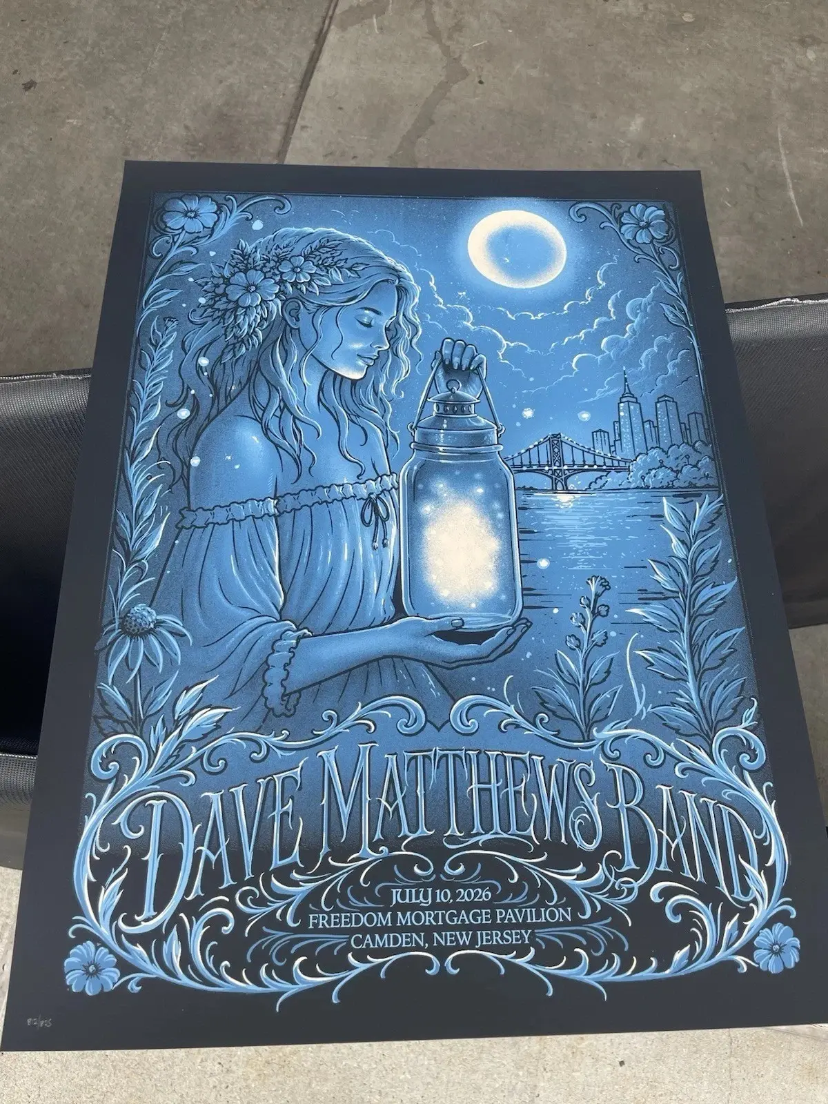 Dave matthews band OFFICIAL Camden Night 1 Poster 7/10 2026 Numbered DMB Max242