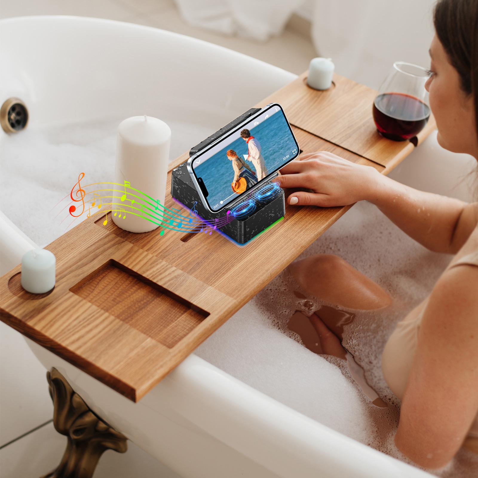 AKLLCCR Gen 2 Wireless Bluetooth/Induction Audio Speaker with Phone Stand RGB Magic Color Lights 5.4 HD Surround Subwoofer Sound IPX4 Waterproof 300° Foldable USB Type C Gift for Friends and Family AKLLCCR Gen 2 Wireless Bluetooth/Induction Audio Speaker with Phone Stand RGB Magic Color Lights 5.4 HD Surround Subwoofer Sound IPX4 Waterproof 300° Foldable USB Type C Gift for Friends and Family