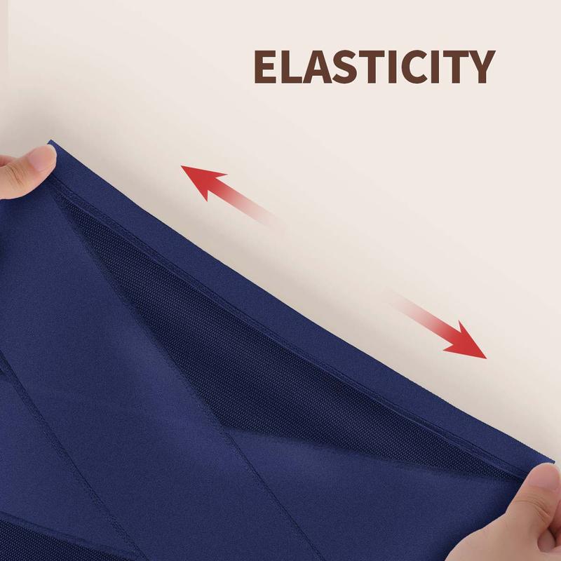 MORELECT High Waisted Letter Print Underwear,4/6/8 Pcs Cross Support Panties for Women,Breathable Underwear for Women, All Season Comfy Daily Wear. Casual Bridal Basic Minimalist Lingerie,FallFreshness Underwear.