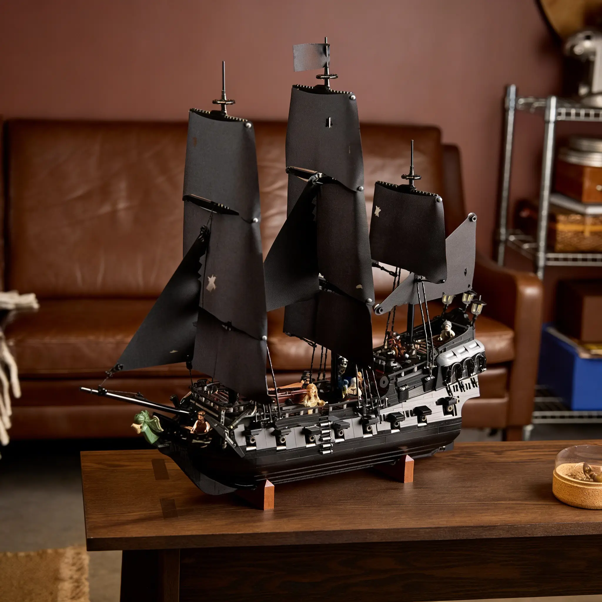2026 New Pirate Pearl Ship Building Block Model, Caribbean Adventure Toy, Children Adult Christmas Gift, Holiday Puzzle Blocks, Building Block Sets, Model Boat Kit, Buildable Blocks Kit, DIY Building Model, Creative Building Block, Building Block Assembly
