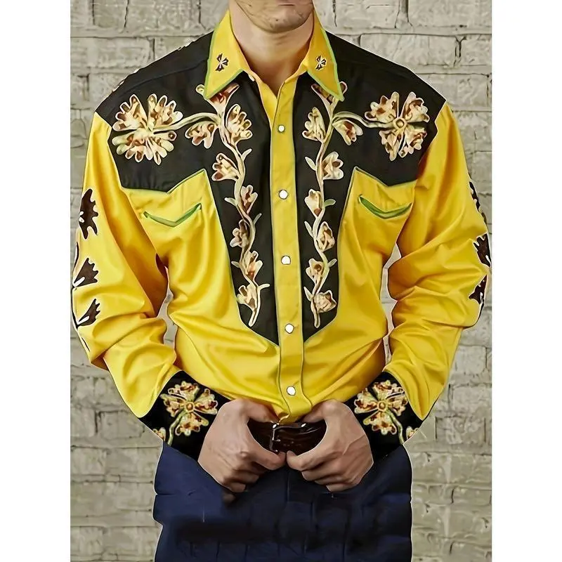 mens floral dress shirt - TikTok Shop