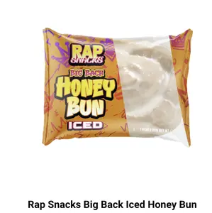 Rap Snacks Big Back Iced Honey Bun