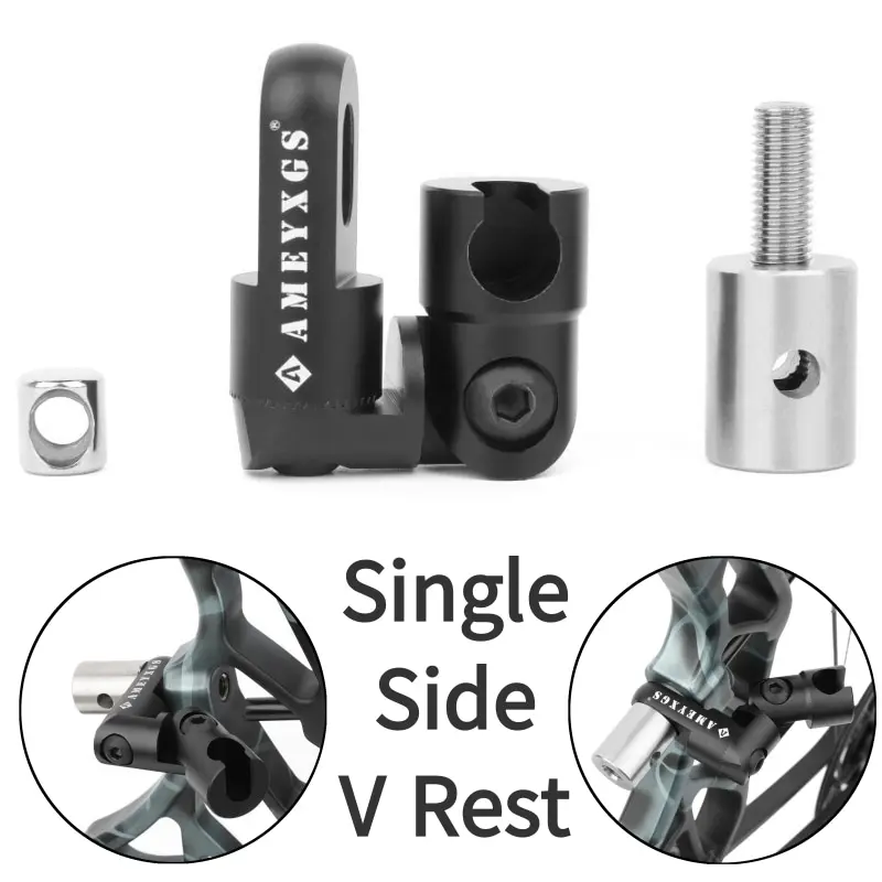 V-Shaped Arrow Rest for Archery Bows - Lightweight Single-Sided Design, 112g, 5.2cm Stable Slot, Functional Stable Support Archery Accessory for Archers, Rests, Practical Archery