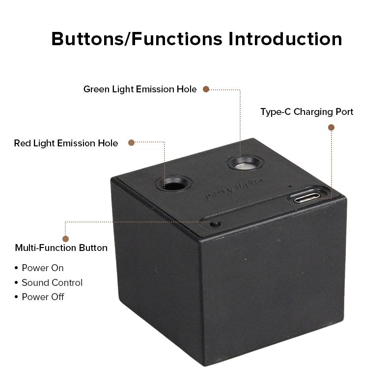 RGB Disco Party Light – Rechargeable & Portable, Perfect for Home, Party & Dance Floor，Outdoor Light