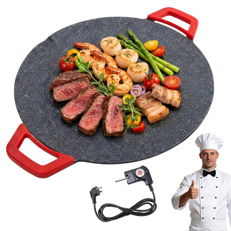 Smokeless Indoor Electric Grill & Nonstick Griddle – Compact, Fast-Heating Tabletop Grill for Steaks, Burgers, Pancakes, BBQ, and Everyday Indoor Cooking