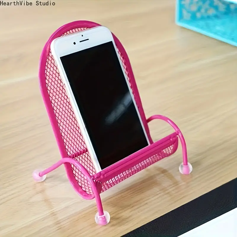 Camping Hammock Side Stand - Weighted Anti-Slip Base, Stable Universal Size Desktop Mount Cellphone Accessory for iPhone/Android Smartphones, Portable Phone Mount