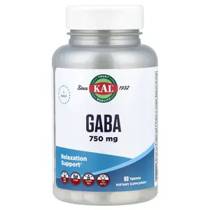 KAL GABA, 750 mg, 90 Tablets KAL GABA, 750 mg, 90 Tablets