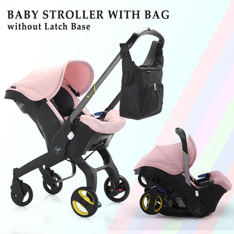 (No Base)Baby Stroller For Newborn,Convenient Attached Storage Bag,With A Sunshade,The Wheels Can Be Locked,The Handlebars Can Be Adjusted In Both The Forward And Reverse Directions