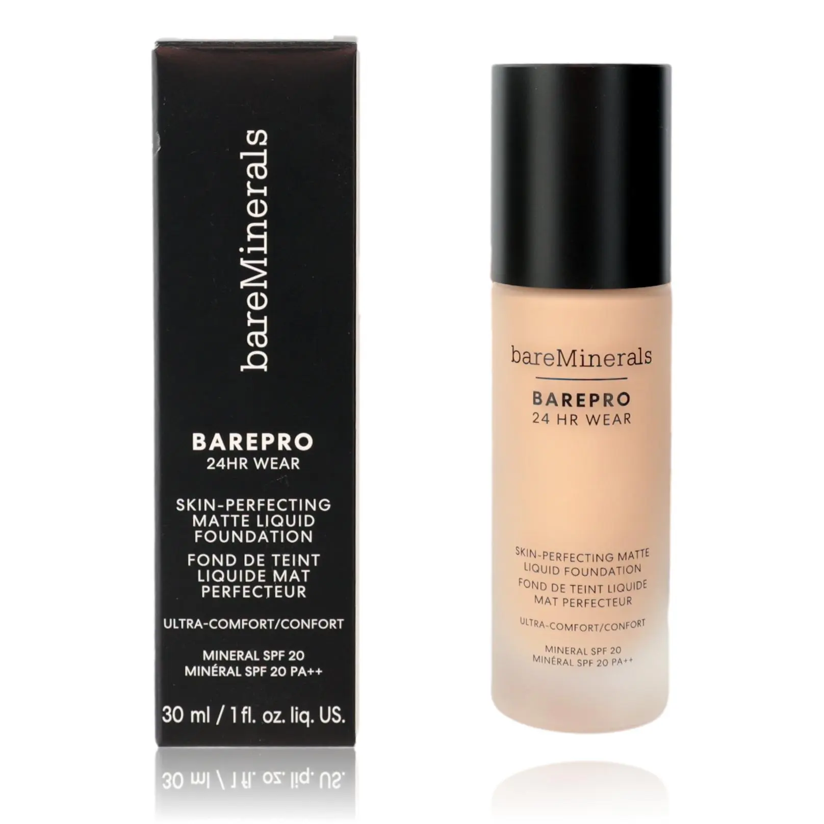 Bare Minerals BarePro 24hr Wear Matte Liquid Makeup Foundation - 1oz, Fair 10 Neutral, Cosmetic, Long Lasting Foundation, Complexion Perfecting, Sunscreen Foundation, Coverage