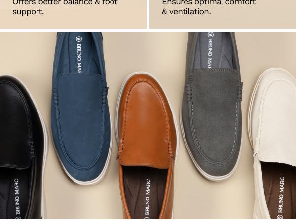 Bruno Marc Men's Lightweight Slip-On Loafers