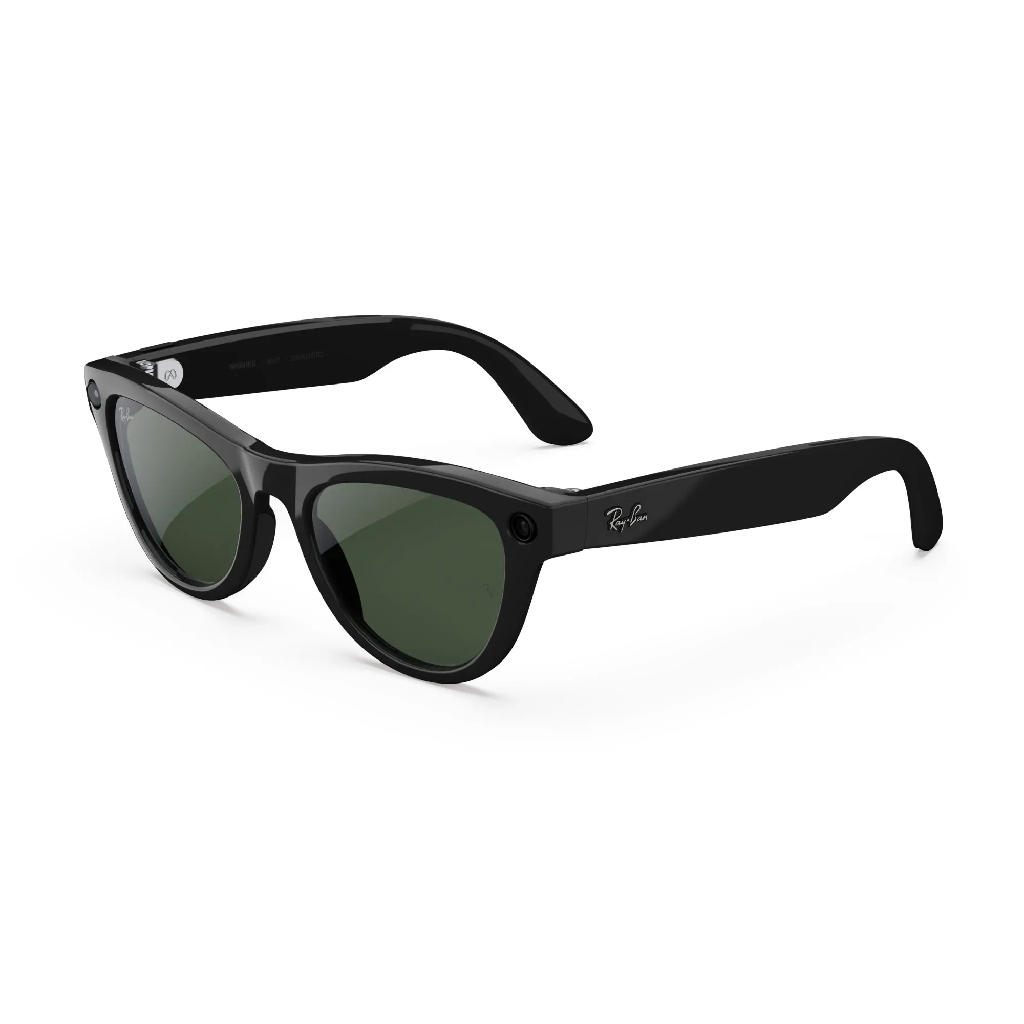 Ray-Ban Meta Skyler (Gen 2) Shiny Black Transitions® Graphite Green Lenses