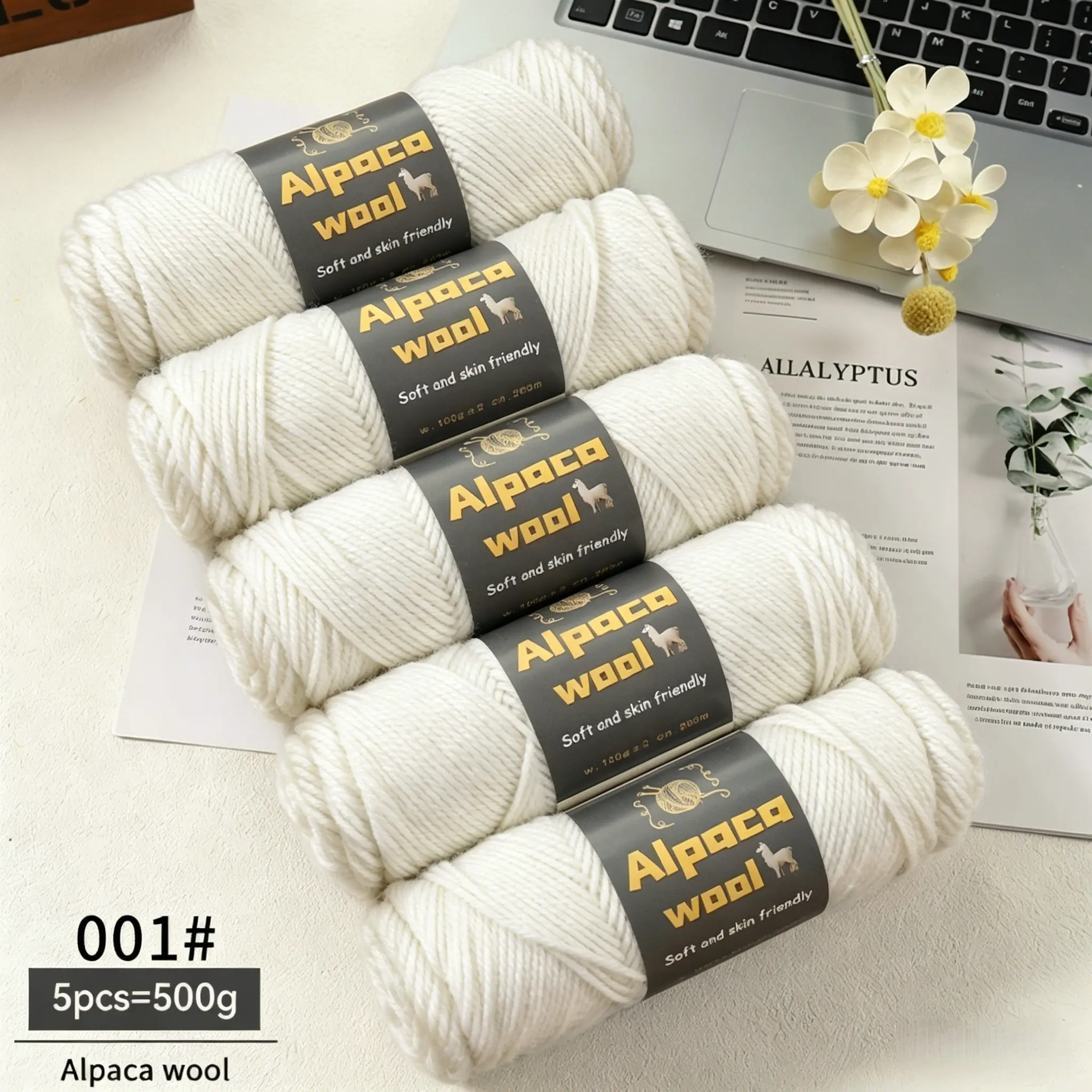 500g Premium Alpaca Wool Yarn, 245 Needles Thick Wool Thread, Multi-Color Options, Fall Winter Fashion Knitwear, Yarn Amigurumi Crochet, Crocheting Supplies, Knitting Supplies, DIY Craft Kit, Handicraft
