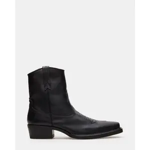 Steve Madden SANDERSON BLACK LEATHER