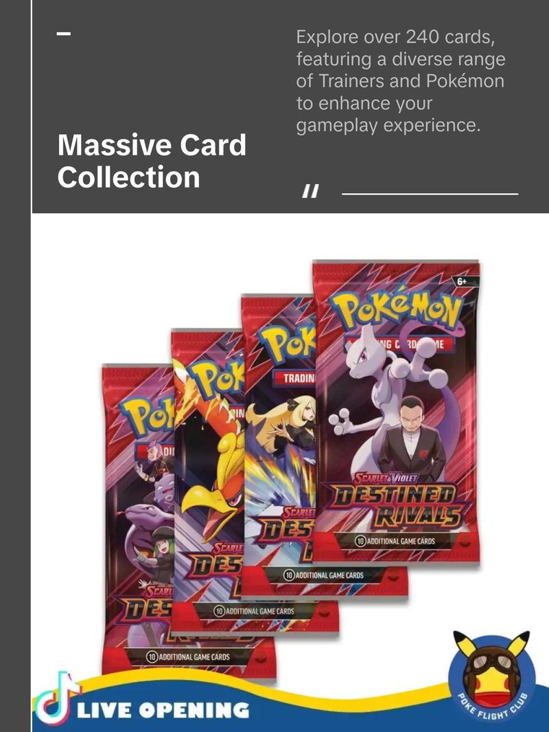 Pokemon English SV10 Destined Rivals Booster CARDS LIVE OPENING