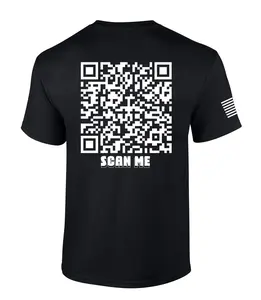Trenz Shirt Company You Are Worthy Of Love And Kindess Christian QR Code Short-Sleeve T-Shirt