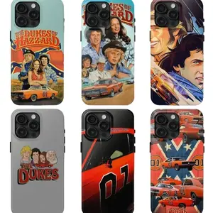 The Dukes of Hazzard Vintage Phone Case – General Lee 01 Hemi Orange Car Cover – 70s Classic TV Series Aesthetic for iPhone Samsung – Retro Fan Gift