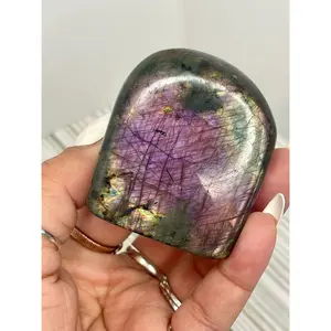 Purple Labradorite Freefrom for Transformation, Protection, Intuition