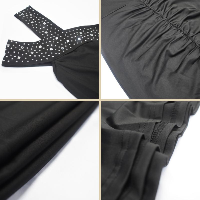 Women's Elegant Hot Diamond Slim High Waist Hip-Wrapped Slit Off-Shoulder Dress