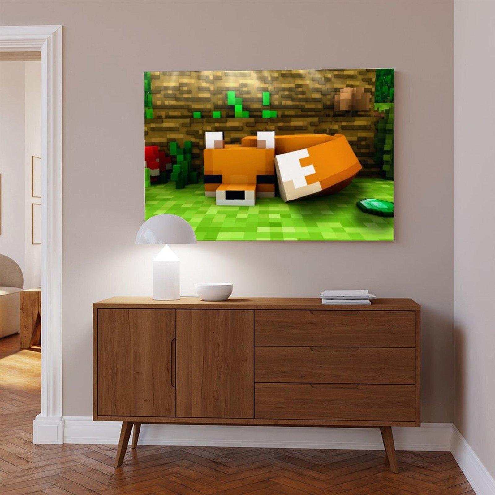 Pixel Art Canvas Printable Wall Art, Video Game Decor, Gamer Print, Kids Room Decor, bedroom Canvas Posters, Hall Wall Art