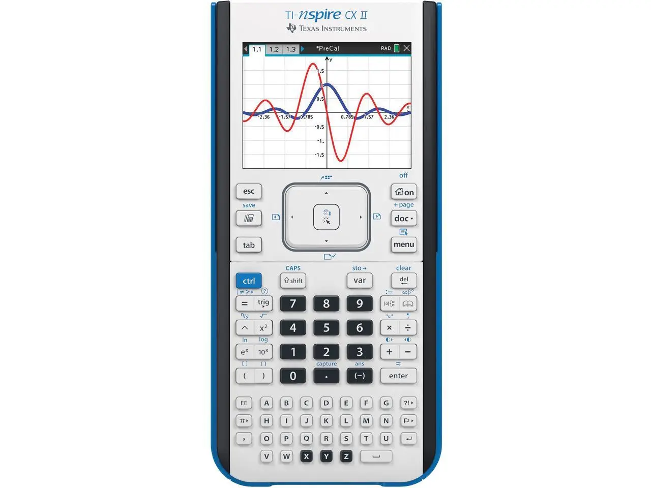 Texas Instruments NSPIRECXII Nspire CX II Graphing Calculator