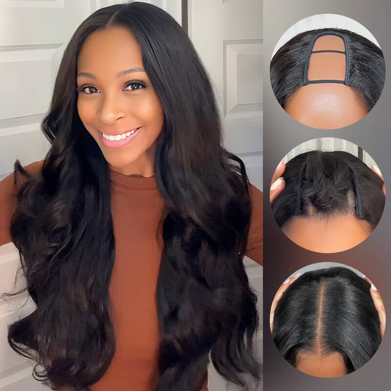 【Upgraded】ISEE HAIR Body Wave & Butterfly Cut Layer Human Hair U Part Wigs Real Scalp Beginner Friendly Natural Color For Women #Category Spotlight