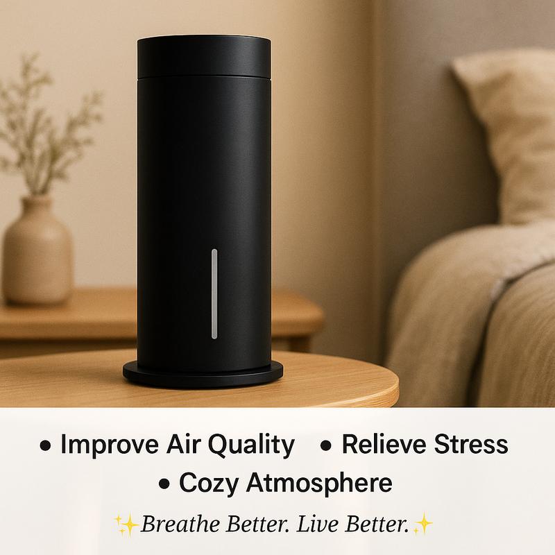 Whole-Home Cold-Air Aroma Diffuser, Covers up to 1,000 sq ft, Battery Rechargeable, Wi-Fi & Bluetooth Enabled, 24×10ml Essential Oils Included