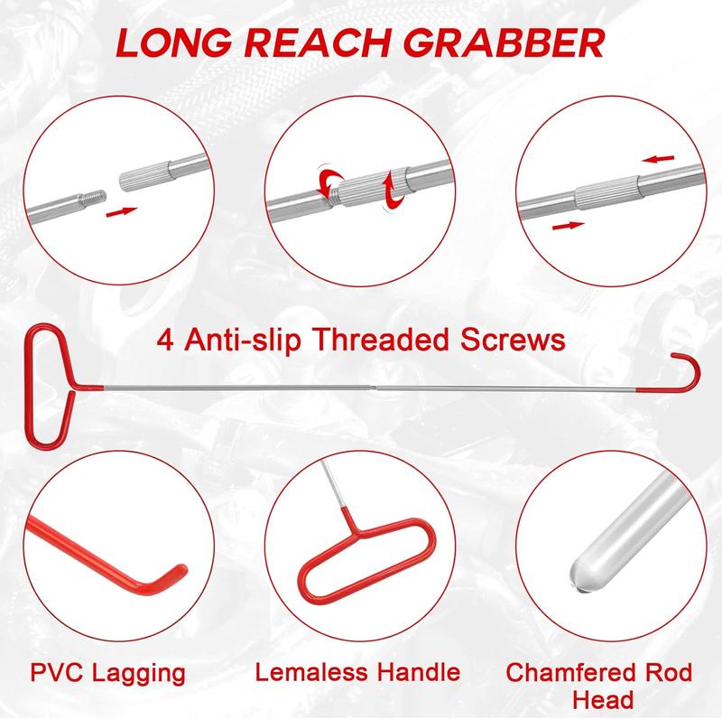 Car Unlock tool set, Car Repair Tool Kit Portable Automotive Tool Set 14 PCS with Carrying Bag for Cars & Trucks Universal Car