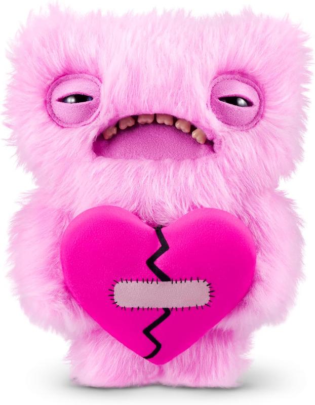2PCS Fuggler Love Fugg Red: Collectible Ugly Monster Plush & Stress Relief Fidget Toy Cute Toothed