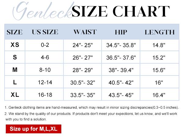 Genleck Women's High-Waisted Denim Skort | Built-in Shorts & Side Slit Skirt Womenswear Fitted Button skirts