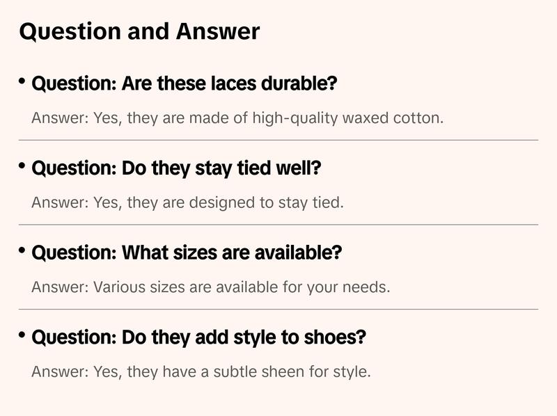 Brown Waxed Dress Shoelaces