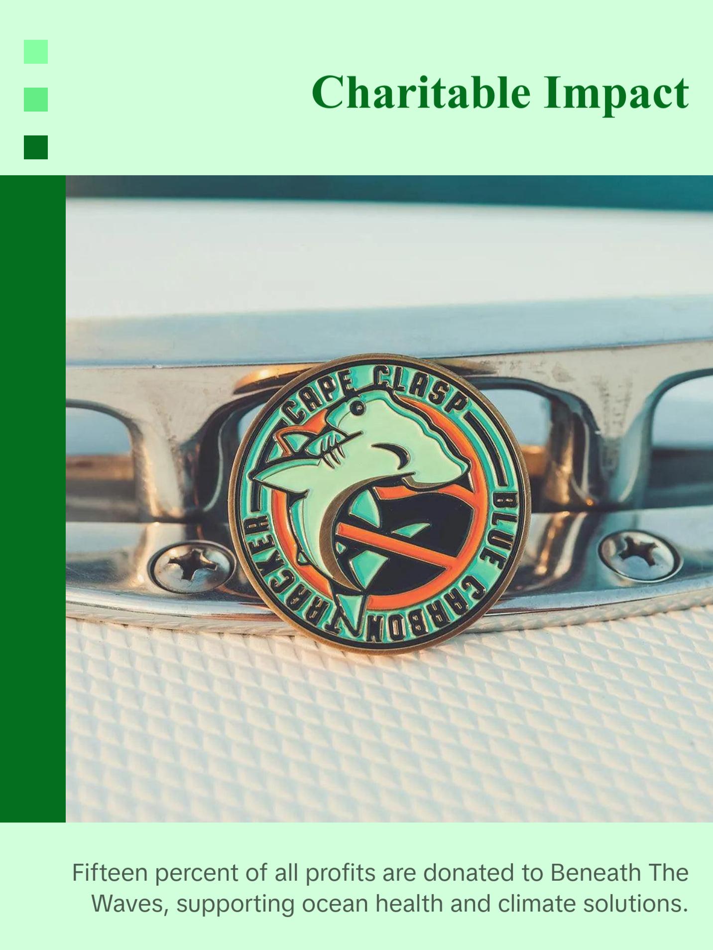 Hammerhead Shark Tracker Bracelet – Real-Time Shark Tracking, Ocean Conservation Jewelry | Cape Clasp