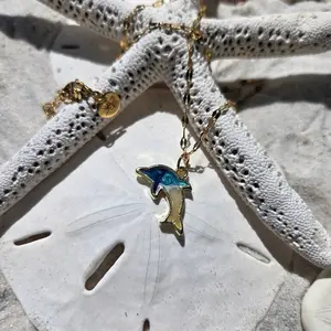 Dolphin Necklace - Lip Chain