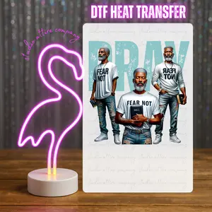 Blue pray, Heat transfer, Press and peel, Full color, Instant press, MTO, 2964